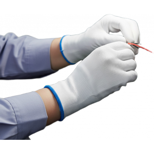 Перчатки ProfLineBase нейлоновые, белый Перчатки ProfLineBase нейлоновые, белый