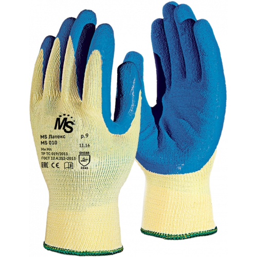 Перчатки Manipula Specialist® MS Латекс (хлопок/полиэфир+латекс), MS 010/MS-141 Перчатки Manipula Specialist® MS Латекс (хлопок/полиэфир+латекс), MS 010/MS-141