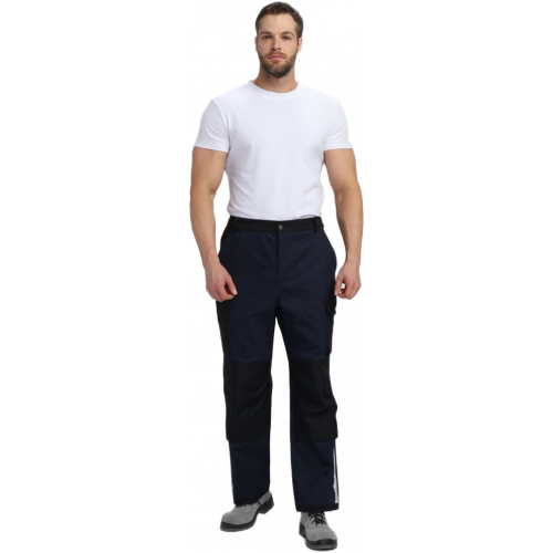 Брюки Милан NEW CH МВО (тк.Смесовая,270), т.синий/черный Брюки Милан NEW CH МВО (тк.Смесовая,270), т.синий/черный