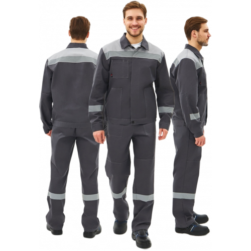 Костюм Липецк-1 СОП CH (тк.Смесовая,280) брюки, т.серый/св.серый Костюм Липецк-1 СОП CH (тк.Смесовая,280) брюки, т.серый/св.серый