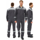 Костюм Липецк-1 СОП CH (тк.Смесовая,280) брюки, т.серый/св.серый