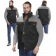 Жилет утепленный Флофт (тк.Смесовая,210), черный/серый