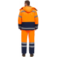 Костюм зимний для дорожника Ультра (тк.Смесовая,210) п/к, оранжевый/т.синий