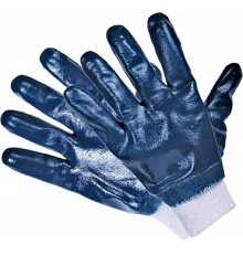 Перчатки нитриловые полный облив манжет резинка Перчатки нитриловые полный облив манжет резинка