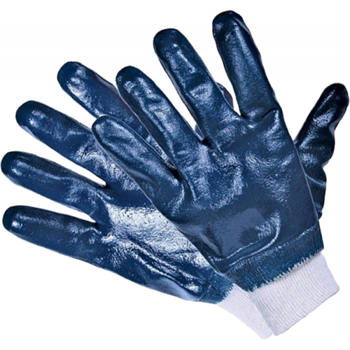 Перчатки нитриловые полный облив манжет резинка Перчатки нитриловые полный облив манжет резинка