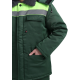 Костюм зимний Труженик-Ультра СОП (тк.Смесовая,210) брюки, т.зеленый/лимонный
