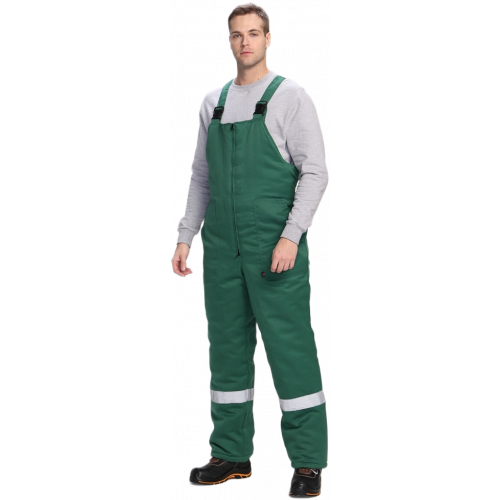 Полукомбинезон зимний Экспертный-Люкс (Смесовая, 210), зеленый Полукомбинезон зимний Экспертный-Люкс (Смесовая, 210), зеленый