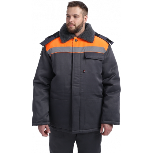 Костюм зимний Труженик-Ультра СОП (тк.Смесовая,210) брюки, т.серый/оранжевый Костюм зимний Труженик-Ультра СОП (тк.Смесовая,210) брюки, т.серый/оранжевый