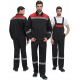Костюм Лигор-2 СОП (тк.Смесовая,210) п/к, черный/красный