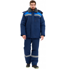 Костюм зимний Труженик-Ультра-2 СОП (тк.Смесовая,210) п/к, т.синий/васильковый Костюм зимний Труженик-Ультра-2 СОП (тк.Смесовая,210) п/к, т.синий/васильковый