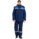 Костюм зимний Труженик-Ультра-2 СОП (тк.Смесовая,210) п/к, т.синий/васильковый