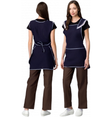 Фартук-сарафан Лепесток (тк.Габардин), т.синий Фартук-сарафан Лепесток (тк.Габардин), т.синий