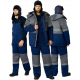 Костюм зимний Нордхард-2 СОП (тк.Смесовая,250) п/к, т.синий/серый