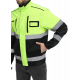 Куртка-трансформер сигнальная ProfLineSpecialist (тк.Смесовая МВО,240), желтый/черный