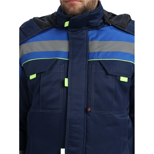 Костюм зимний Бивек-2 СОП (тк.Смесовая,210) пк, т.синий/васильковый/лимонный Костюм зимний Бивек-2 СОП (тк.Смесовая,210) пк, т.синий/васильковый/лимонный