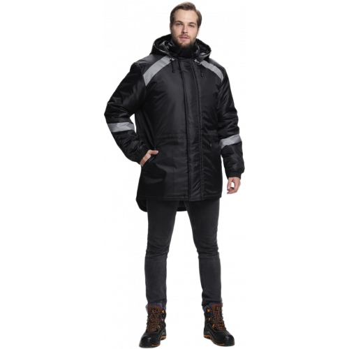 Куртка зимняя Прогресс (тк.Оксфорд), черный