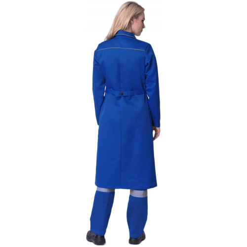 Халат женский для ИТР (тк.Смесовая,210), васильковый Халат женский для ИТР (тк.Смесовая,210), васильковый