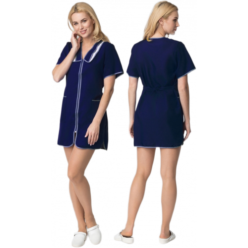 Халат женский Сакура (тк.Габардин), т.синий Халат женский Сакура (тк.Габардин), т.синий