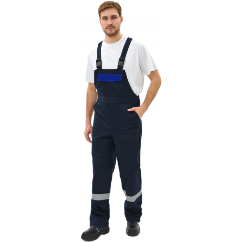 Костюм Липецк-2 СОП CH (тк.Смесовая,280) п/к, т.синий/васильковый