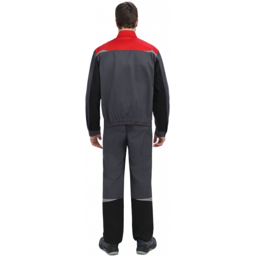 Костюм Строй-2 CH МВО (тк.Смесовая,280) п/к, т.серый/красный/черный Костюм Строй-2 CH МВО (тк.Смесовая,280) п/к, т.серый/красный/черный