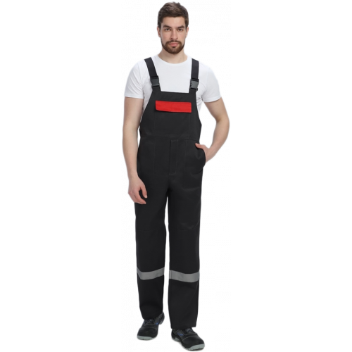 Костюм Лигор-2 СОП (тк.Смесовая,210) п/к, черный/красный Костюм Лигор-2 СОП (тк.Смесовая,210) п/к, черный/красный