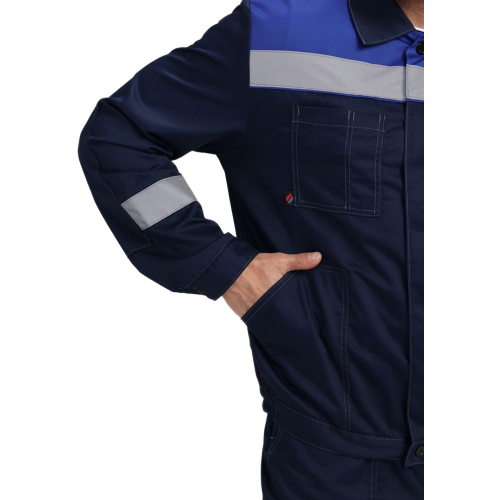 Костюм Лигор-2 Премиум СОП (тк.Смесовая,240) п/к, т.синий/васильковый Костюм Лигор-2 Премиум СОП (тк.Смесовая,240) п/к, т.синий/васильковый