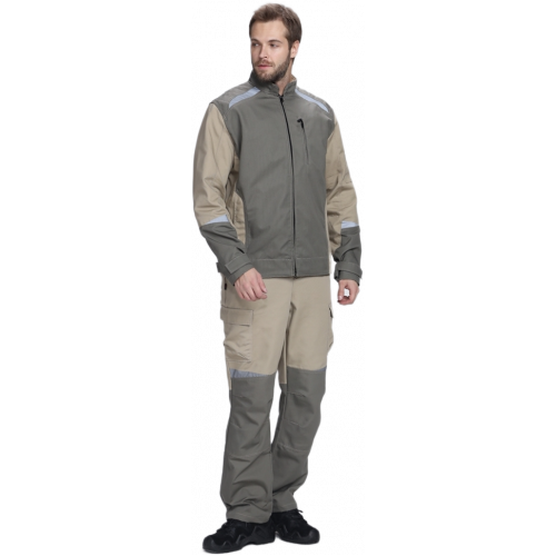 Куртка Челси (тк.Канвас,270), хаки/бежевый Куртка Челси (тк.Канвас,270), хаки/бежевый