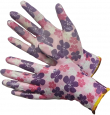 SAKURA Перчатки нейлоновые с нитриловым покрытием