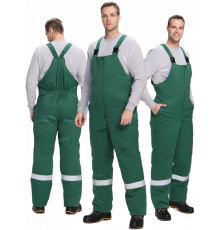 Полукомбинезон зимний Экспертный-Люкс (Смесовая, 210), зеленый Полукомбинезон зимний Экспертный-Люкс (Смесовая, 210), зеленый