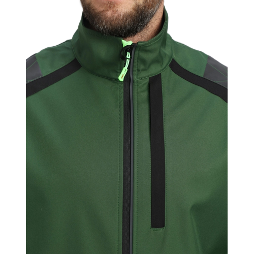 Куртка ProfLineLeader (тк.Софтшел), хаки/черный Куртка ProfLineLeader (тк.Софтшел), хаки/черный