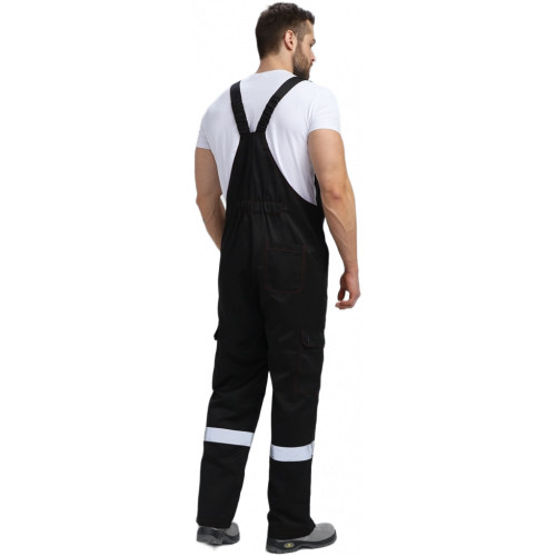 Костюм Нейч-2 СОП с капюшоном К. (тк.Смесовая,210) п/к, черный/красный