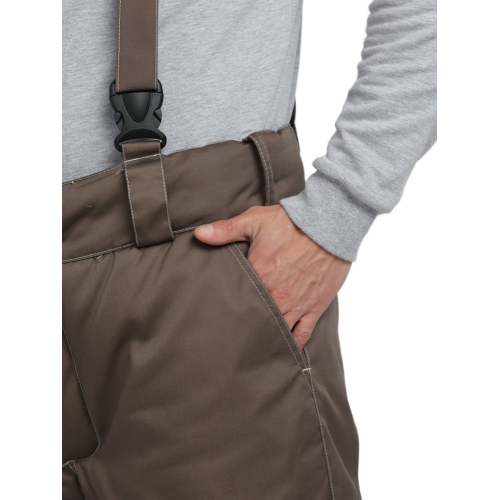 Костюм зимний Мега IMP (тк.Смесовая,240) брюки, коричневый/черный/бежевый