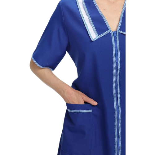 Халат женский Сакура (тк.Габардин), васильковый Халат женский Сакура (тк.Габардин), васильковый