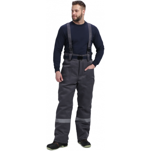 Костюм зимний Труженик-Ультра СОП (тк.Смесовая,210) брюки, т.серый/оранжевый Костюм зимний Труженик-Ультра СОП (тк.Смесовая,210) брюки, т.серый/оранжевый