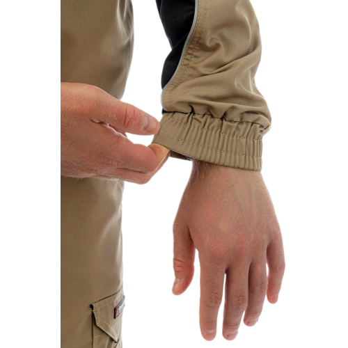 Куртка летняя мужская Brodeks KS201, цвет бежевый, чёрный