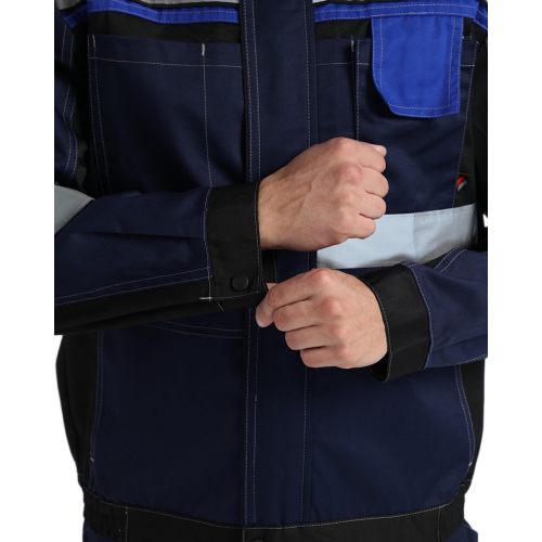 Костюм Виват-1 Премиум IMP (тк.Смесовая,240) брюки, т.синий/черный/васильковый Костюм Виват-1 Премиум IMP (тк.Смесовая,240) брюки, т.синий/черный/васильковый