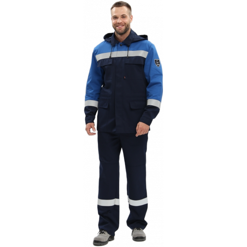Костюм Эксперт-Антистат МВО NEW (тк.Смесовая,250) п/к, т.синий/васильковый Костюм Эксперт-Антистат МВО NEW (тк.Смесовая,250) п/к, т.синий/васильковый