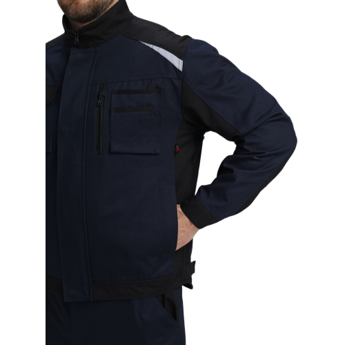 Куртка Милан CH (тк.Смесовая,260), т.синий/черный