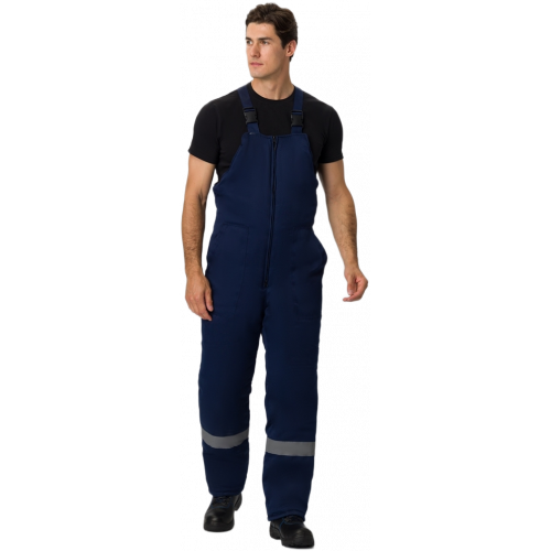 Костюм зимний Труженик-Ультра-2 IMP (тк.Смесовая,210) п/к, т.синий/оранжевый