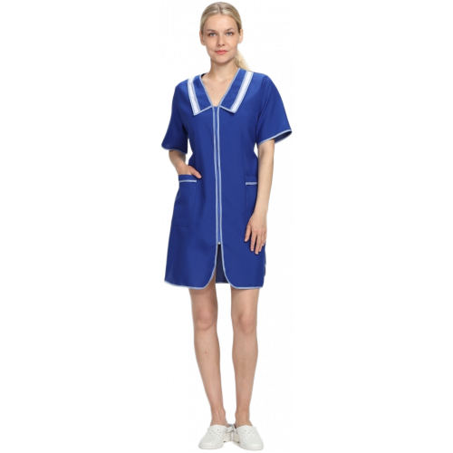 Халат женский Сакура (тк.Габардин), васильковый Халат женский Сакура (тк.Габардин), васильковый