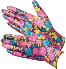 VIOLET Перчатки нейлоновые с нитриловым покрытием