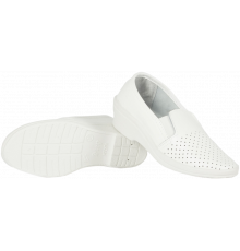 Туфли с перфорацией женские нат.кожа Аня ПВХ, белый Туфли с перфорацией женские нат.кожа Аня ПВХ, белый