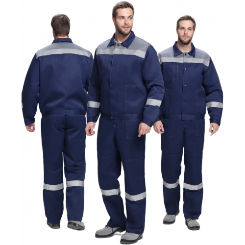 Костюм Лигор-2 СОП (тк.Смесовая,210) п/к, т.синий/серый Костюм Лигор-2 СОП (тк.Смесовая,210) п/к, т.синий/серый