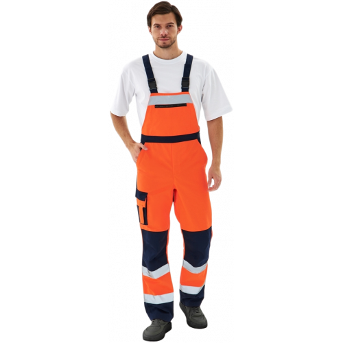 Костюм сигнальный PROFLINE ProfLineSpecialist-2 (тк.Смесовая МВО,240) п/к, оранжевый/т.синий Костюм сигнальный PROFLINE ProfLineSpecialist-2 (тк.Смесовая МВО,240) п/к, оранжевый/т.синий