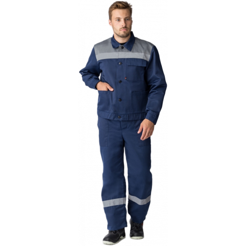 Костюм Труженик-2 СОП (тк.Смесовая,210) п/к, т.синий/серый Костюм Труженик-2 СОП (тк.Смесовая,210) п/к, т.синий/серый