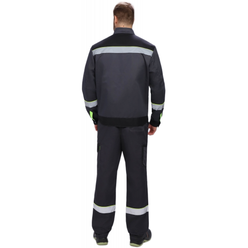 Костюм Ховард-1 (тк.Смесовая,240) брюки, т.серый/черный/лимонный Костюм Ховард-1 (тк.Смесовая,240) брюки, т.серый/черный/лимонный