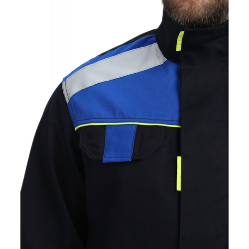 Костюм Бостон (тк.Саржа,320) п/к, т.синий/васильковый Костюм Бостон (тк.Саржа,320) п/к, т.синий/васильковый