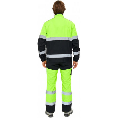 Костюм сигнальный PROFLINE ProfLineSpecialist-2 (тк.Смесовая МВО,240) п/к, желтый/черный Костюм сигнальный PROFLINE ProfLineSpecialist-2 (тк.Смесовая МВО,240) п/к, желтый/черный