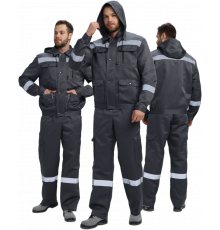 Костюм Нейч-2 СОП с капюшоном К. (тк.Смесовая,210) п/к, т.серый/св.серый Костюм Нейч-2 СОП с капюшоном К. (тк.Смесовая,210) п/к, т.серый/св.серый