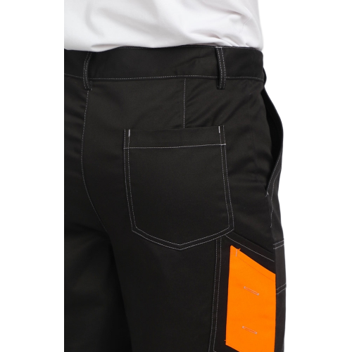 Костюм Виват-1 Премиум CH МВО (тк.Смесовая,240) брюки, черный/оранжевый Костюм Виват-1 Премиум CH МВО (тк.Смесовая,240) брюки, черный/оранжевый